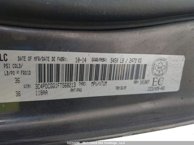 3C4PDCGG1FT568213 Dodge 2015
