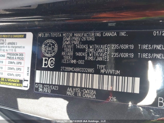 Lexus a25a-fxs, 5nm+4nm 2024 2T2BBMCA8RC032885 Image 19