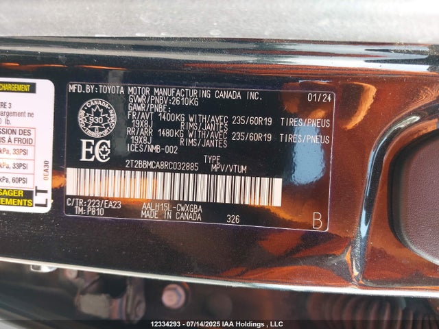 Lexus a25a-fxs, 5nm+4nm 2024 2T2BBMCA8RC032885 Image 9