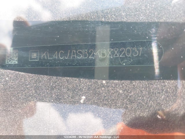 KL4CJASB2KB882031 Buick luv: mfi, variable valve timing, alum, e85 max
