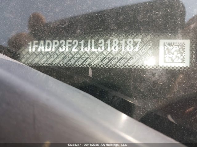 1FADP3F21JL318187 Ford 2.0l gdi