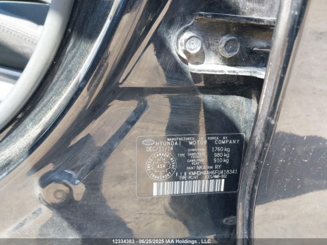 KMHDH4AH6FU418341 Hyundai dohc gdi nu