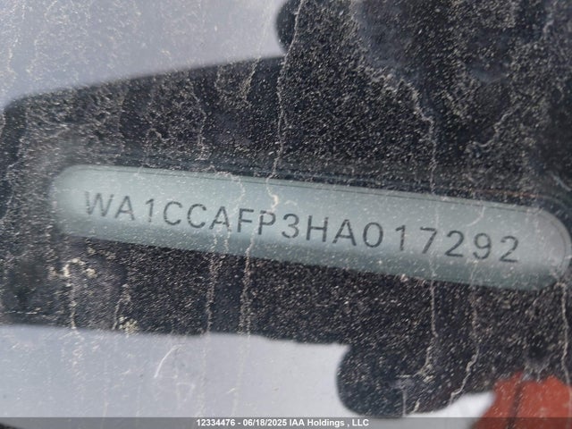 WA1CCAFP3HA017292 Audi 3.0t