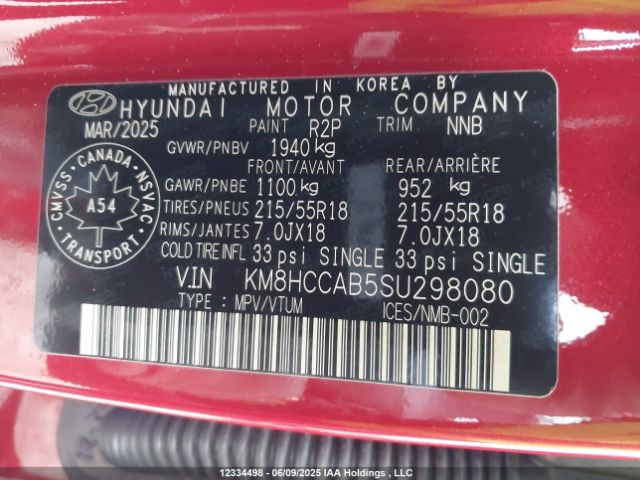 KM8HCCAB5SU298080 Hyundai mpi nu pe