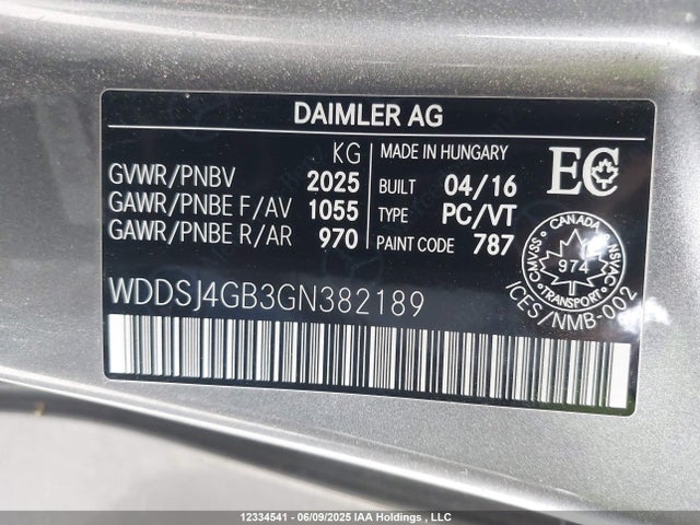 Mercedes-Benz CLA-Class 2016 WDDSJ4GB3GN382189 Image 9