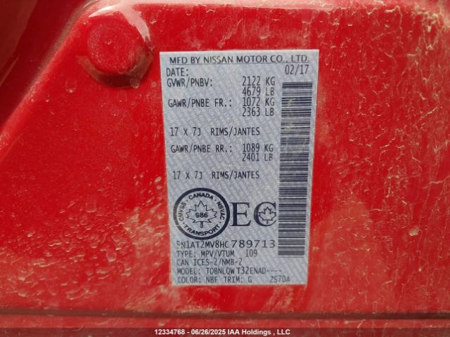 5N1AT2MV8HC789713 Nissan 2017