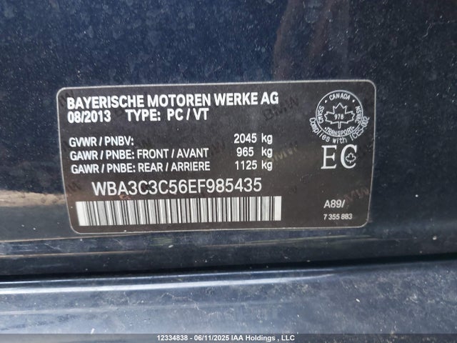 BMW 320i 2014 WBA3C3C56EF985435 Image 9