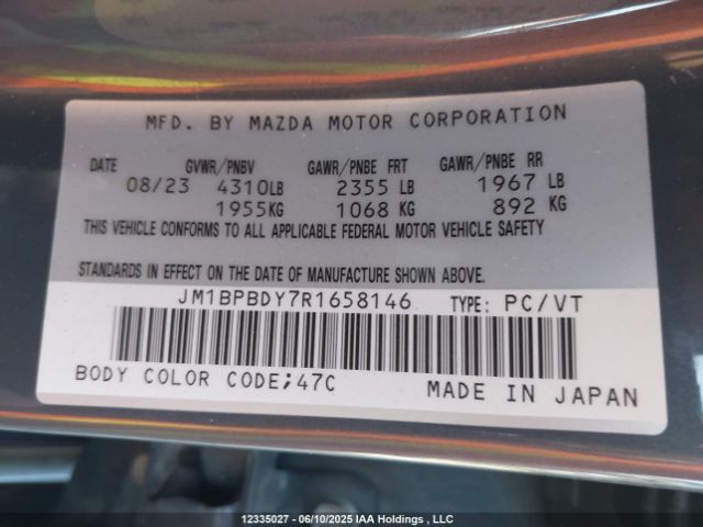 JM1BPBDY7R1658146 Mazda py turbo