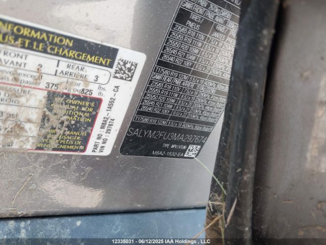 SALYM2FU3MA297674 Land Rover i6 aj20p6