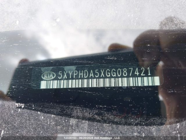 5XYPHDA5XGG087421 KIA dohc gdi lambda ii
