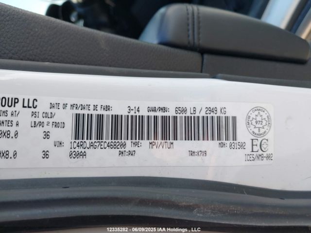 1C4RDJAG7EC468200 Dodge Durango