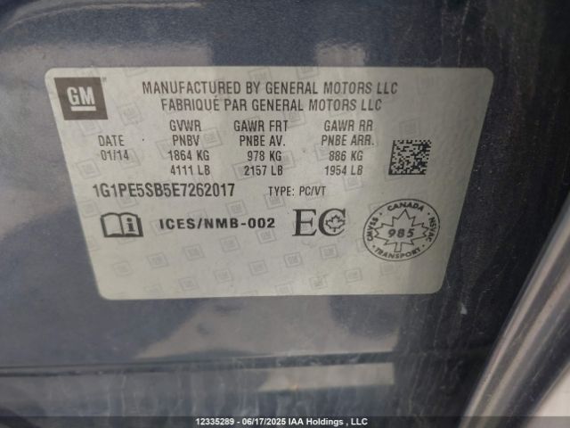1G1PE5SB5E7262017 Chevrolet LUV