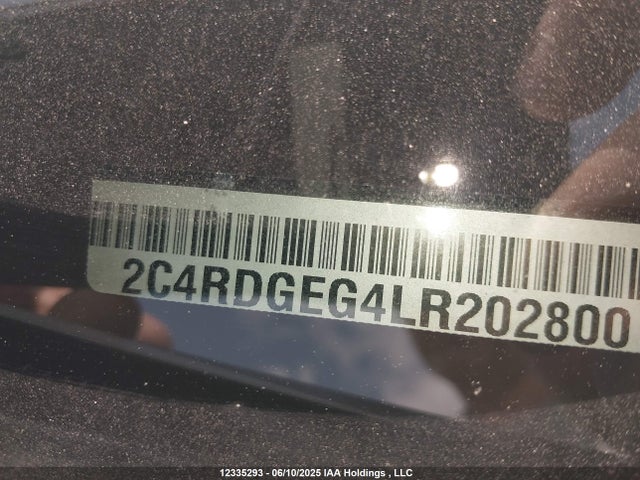 2C4RDGEG4LR202800 Dodge 2020