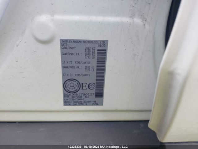 5N1AT2MT9LC790117 Nissan 2020