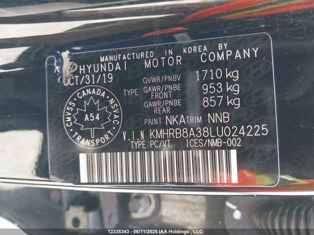 Hyundai mpi gamma ii 2020 KMHRB8A38LU024225 Image 9