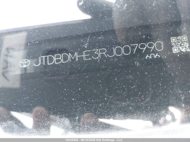JTDBDMHE3RJ007990 Toyota 2zr-fxe