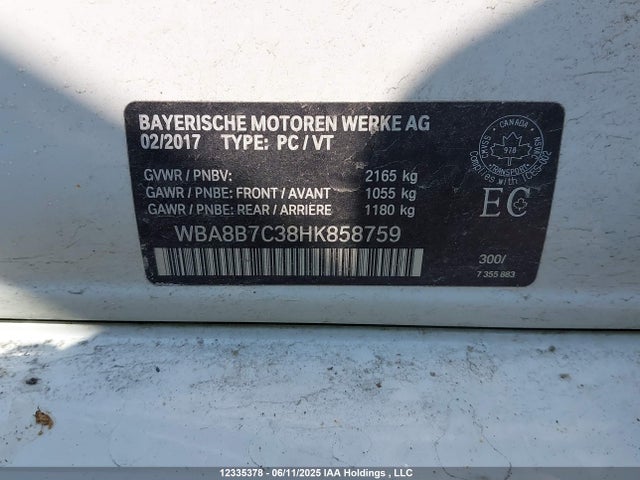 BMW 340i 2017 WBA8B7C38HK858759 Image 18