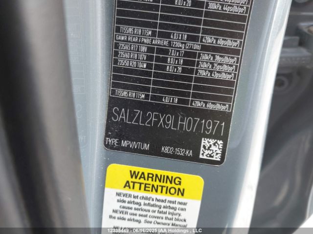 SALZL2FX9LH071971 Land Rover aj20p
