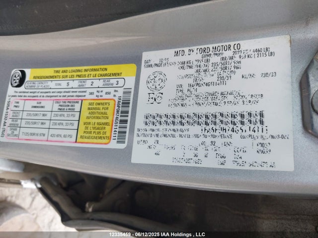 Ford Fusion 2016 1FA6P0H74G5114111 Image 9
