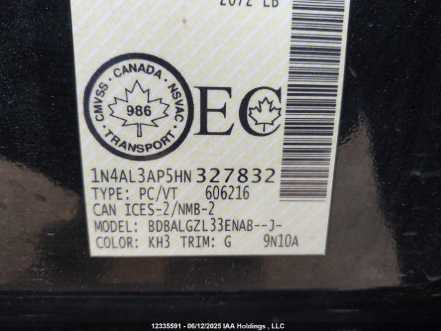 1N4AL3AP5HN327832 Nissan 2017
