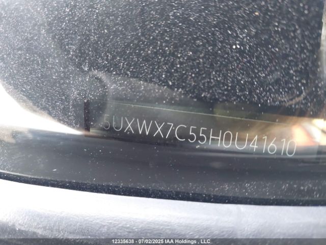 5UXWX7C55H0U41610 BMW 2017