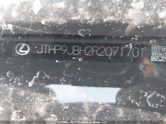 JTHP9JBH2R2071701 Lexus m20a-fxs, 3nm,1mm