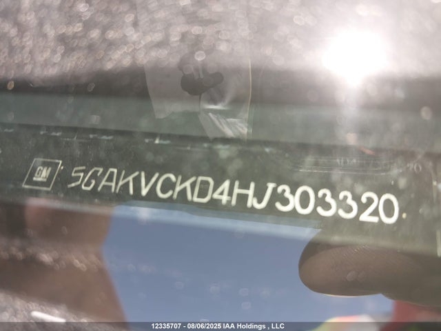 5GAKVCKD4HJ303320 Buick llt - alum, 60 degrees, sidi: spark ignited direct injection