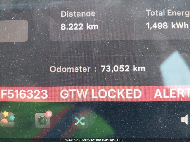 5YJ3E1EA3PF516323 Tesla MODEL 3