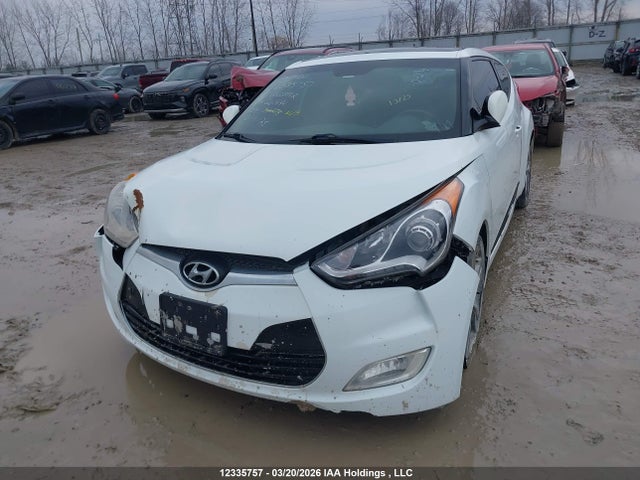 2016 Hyundai Veloster Tech მანქანა იყიდება აუქციონზე, vin: KMHTC6AD2GU261444, აუქციონის ნომერი: 12335757