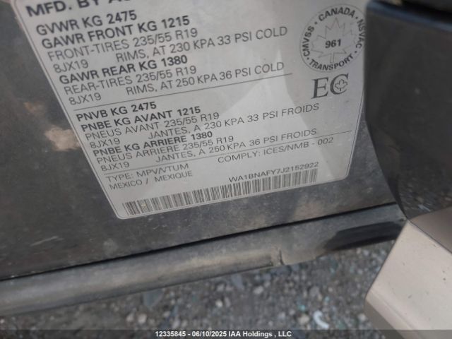 WA1BNAFY7J2152922 Audi Q5
