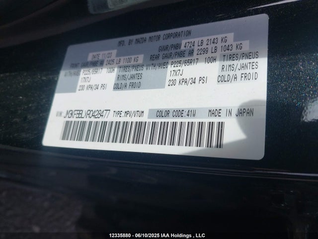 JM3KFBBLXR0428477 Mazda py