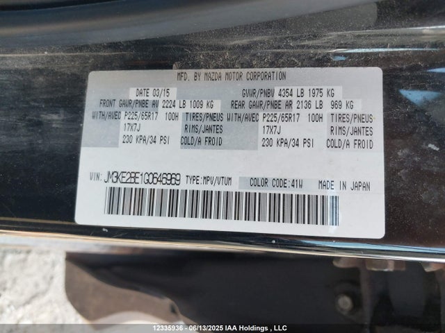 Mazda pe 2016 JM3KE2BE1G0646969 Image 19