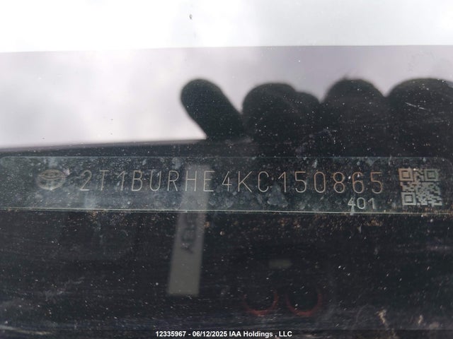 Toyota 2zr-fe 2019 2T1BURHE4KC150865 Image 20