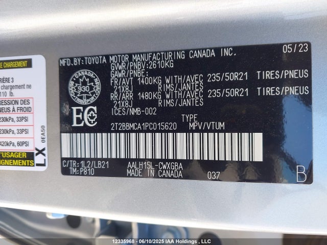 Lexus a25a-fxs, 5nm+4nm 2023 2T2BBMCA1PC015620 Image 16