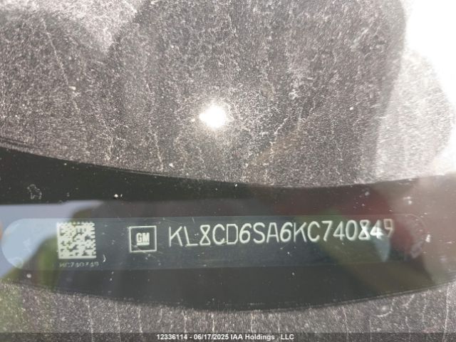 KL8CD6SA6KC740849 Chevrolet lv7 - mfi, variable valve timing, alum, gen 1 var 1