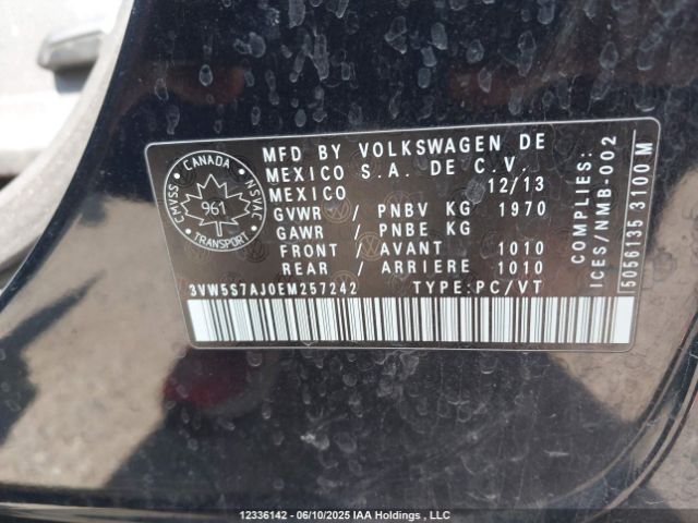 3VW5S7AJ0EM257242 Volkswagen 2014