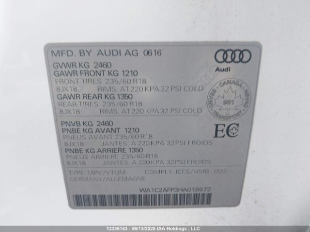 WA1C2AFP3HA018672 Audi Q5