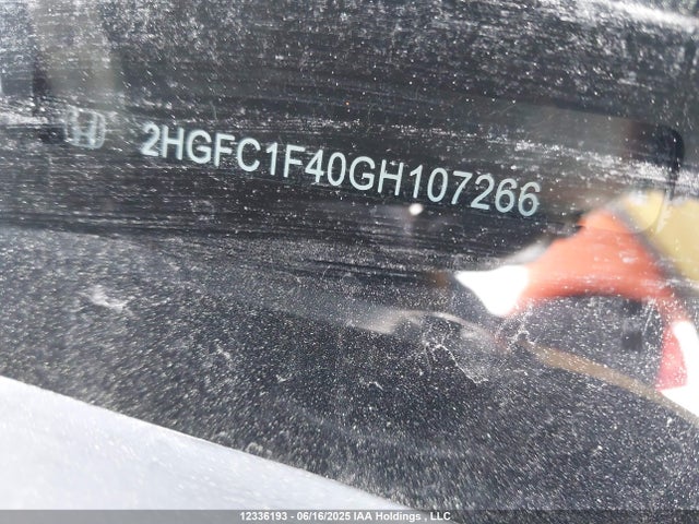 2HGFC1F40GH107266 Honda l15b7