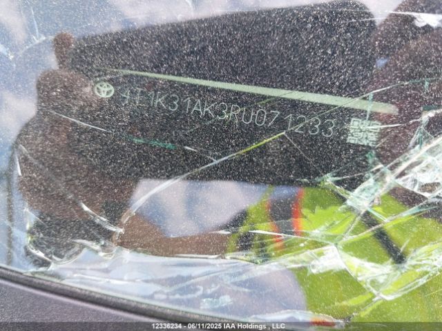 4T1K31AK3RU071233 Toyota a25a-fxs
