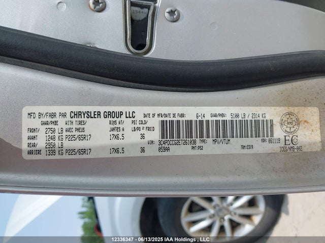 3C4PDCCG2ET261038 Dodge Journey