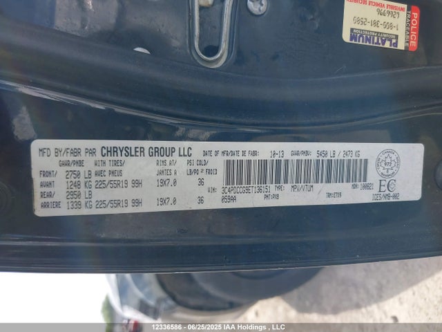 3C4PDCCG9ET136151 Dodge 2014