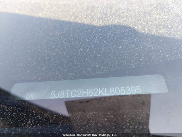 5J8TC2H62KL805395 Acura k20c4