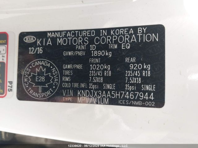 KNDJX3AA5H7467944 KIA t-gdi