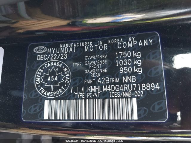 KMHLM4DG4RU718894 Hyundai mpi nu pe