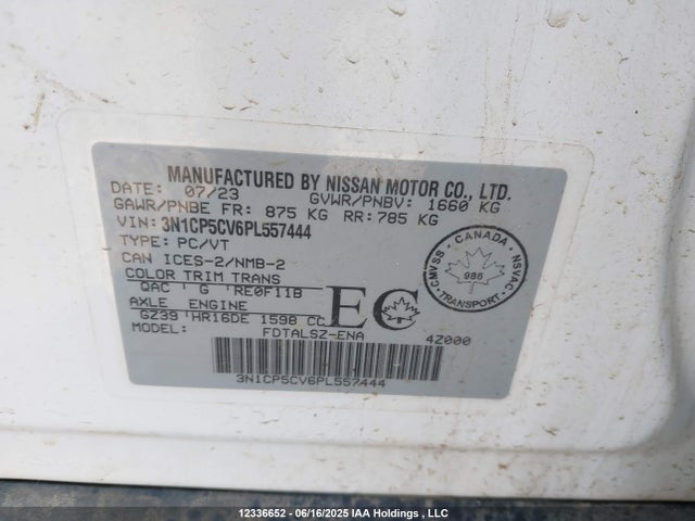 Nissan KICKS SV 2023 3N1CP5CV6PL557444 Image 37