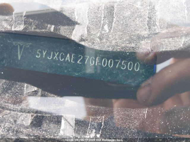 5YJXCAE27GF007500 Tesla MODEL X