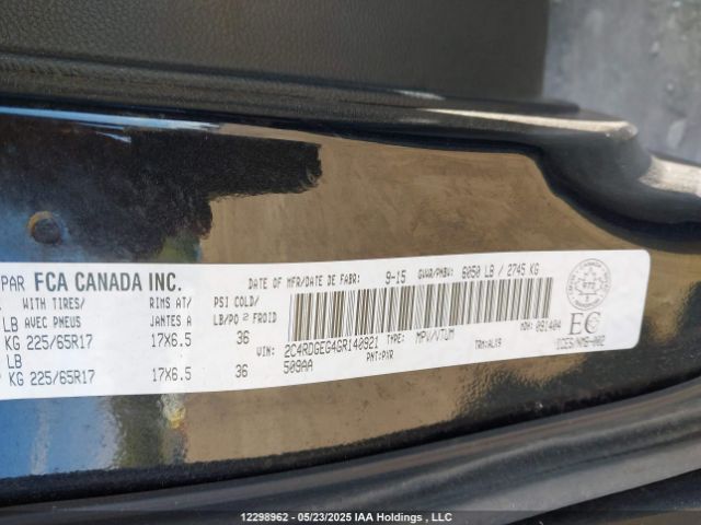2C4RDGEG4GR140921 Dodge Grand Caravan R/t