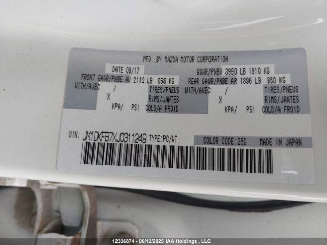 JM1DKFB7XJ0311249 Mazda pe