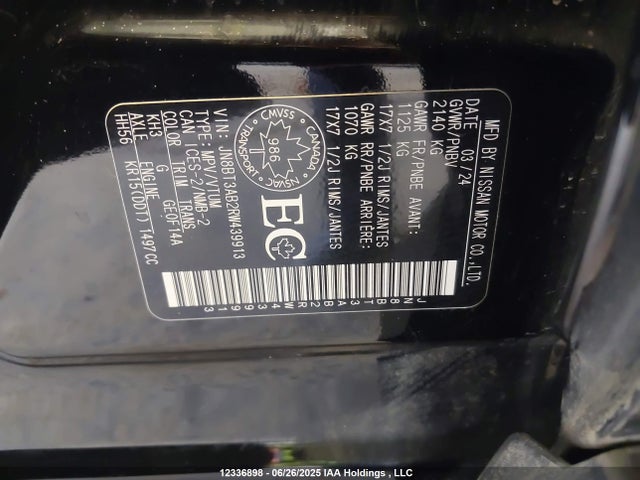 Nissan 2024 2024 JN8BT3AB2RW439913 Image 9