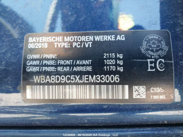 WBA8D9C5XJEM33006 BMW 330I